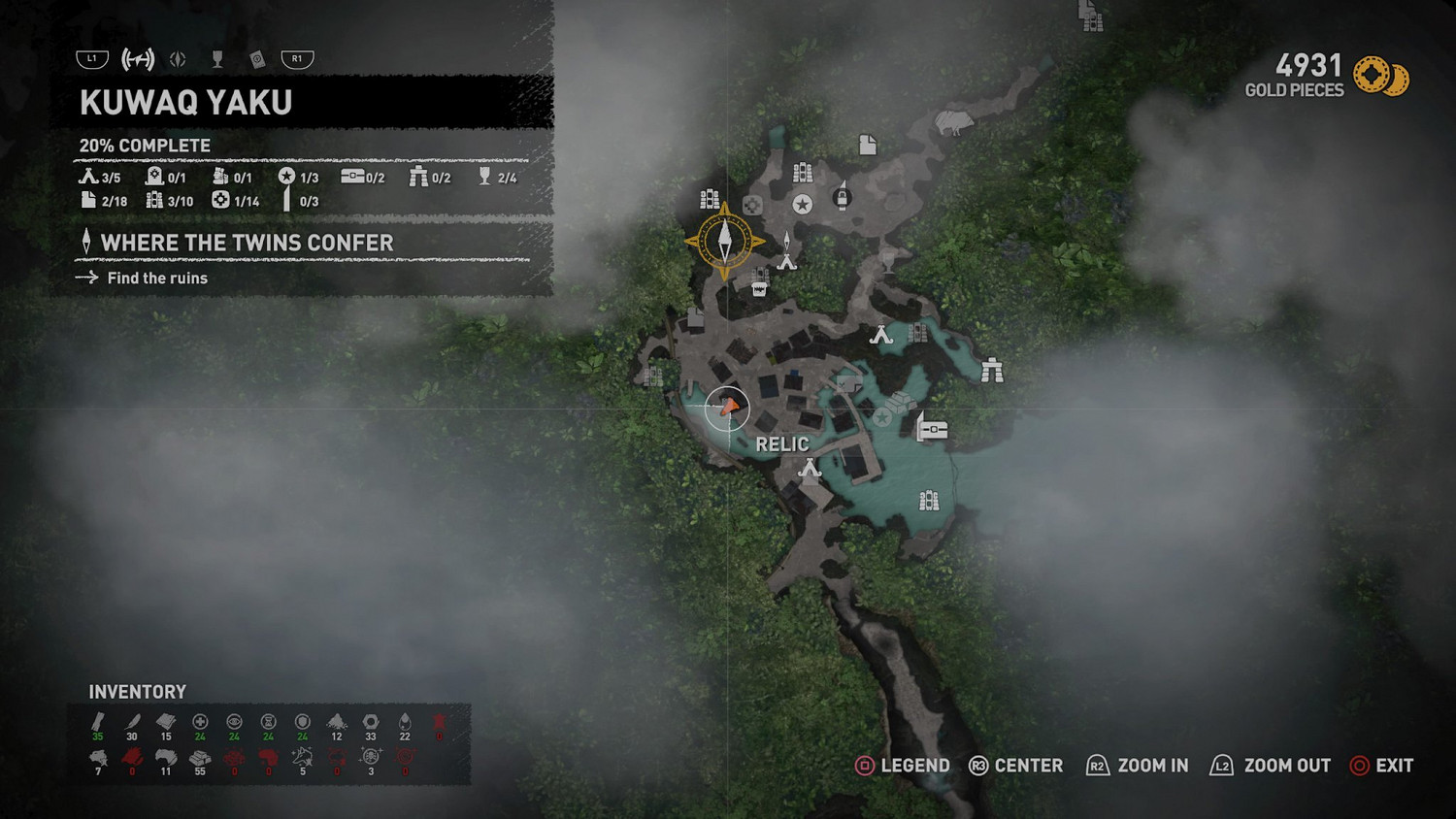 《古墓奇兵暗影》庫阿克雅庫全收集物品及挑戰任務圖文攻略分享