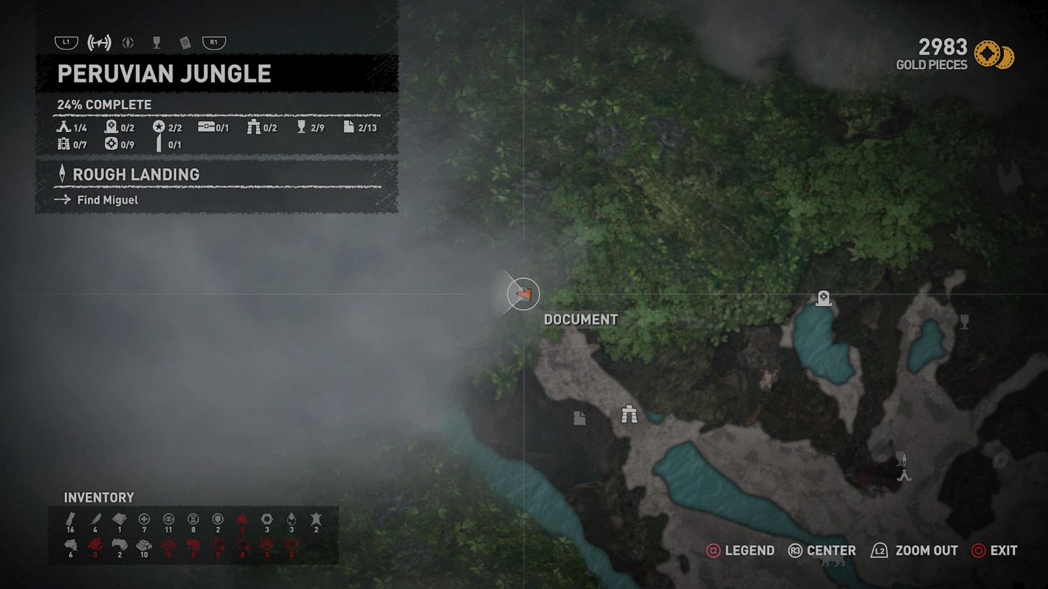 《古墓奇兵暗影》秘魯叢林收藏品在哪 秘魯叢林全地圖收集詳解 《古墓奇兵暗影》秘魯叢林收藏品在哪 秘魯叢林全地圖收集詳解