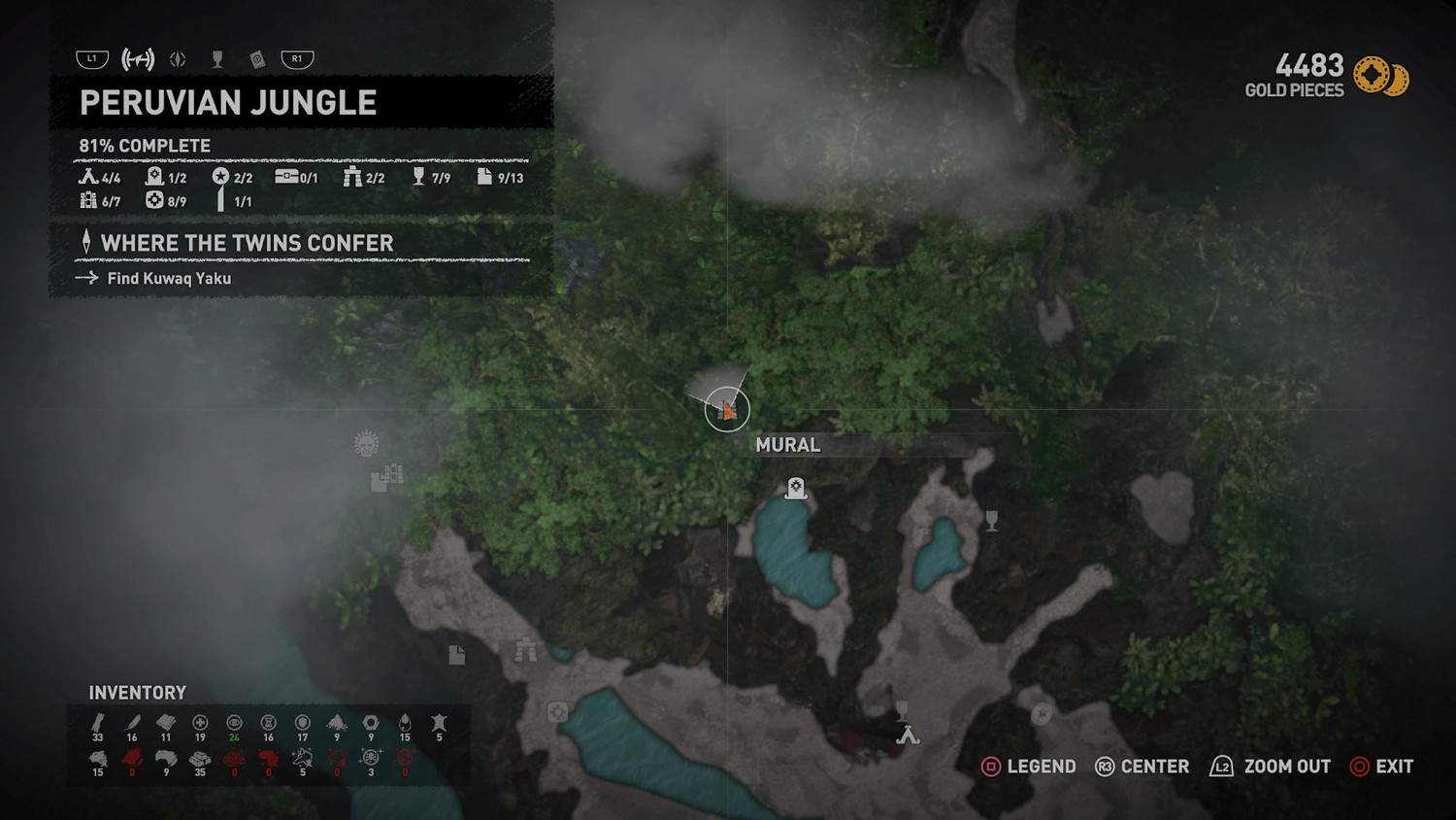 《古墓奇兵暗影》秘魯叢林收藏品在哪 秘魯叢林全地圖收集詳解