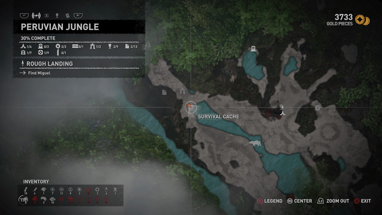 《古墓奇兵暗影》秘魯叢林收藏品在哪 秘魯叢林全地圖收集詳解 《古墓奇兵暗影》秘魯叢林收藏品在哪 秘魯叢林全地圖收集詳解