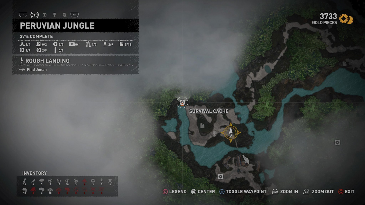 《古墓奇兵暗影》秘魯叢林收藏品在哪 秘魯叢林全地圖收集詳解 《古墓奇兵暗影》秘魯叢林收藏品在哪 秘魯叢林全地圖收集詳解