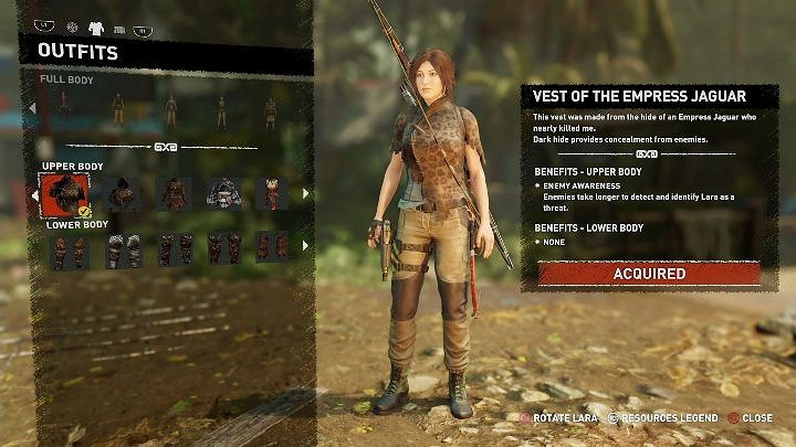 《古墓奇兵暗影》全服裝圖鑒及屬性加成一覽 全服裝解鎖條件一覽 《古墓奇兵暗影》全服裝圖鑒及屬性加成一覽 全服裝解鎖條件一覽