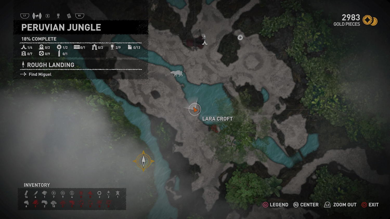 《古墓奇兵暗影》秘魯叢林收藏品在哪 秘魯叢林全地圖收集詳解 《古墓奇兵暗影》秘魯叢林收藏品在哪 秘魯叢林全地圖收集詳解