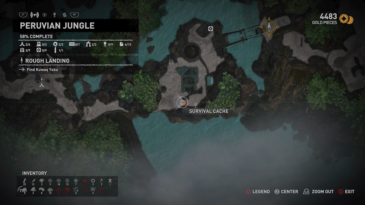 《古墓奇兵暗影》秘魯叢林收藏品在哪 秘魯叢林全地圖收集詳解