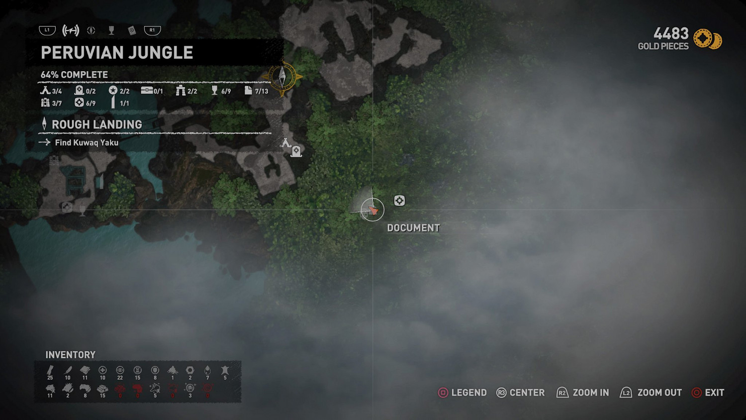 《古墓奇兵暗影》秘魯叢林收藏品在哪 秘魯叢林全地圖收集詳解 《古墓奇兵暗影》秘魯叢林收藏品在哪 秘魯叢林全地圖收集詳解