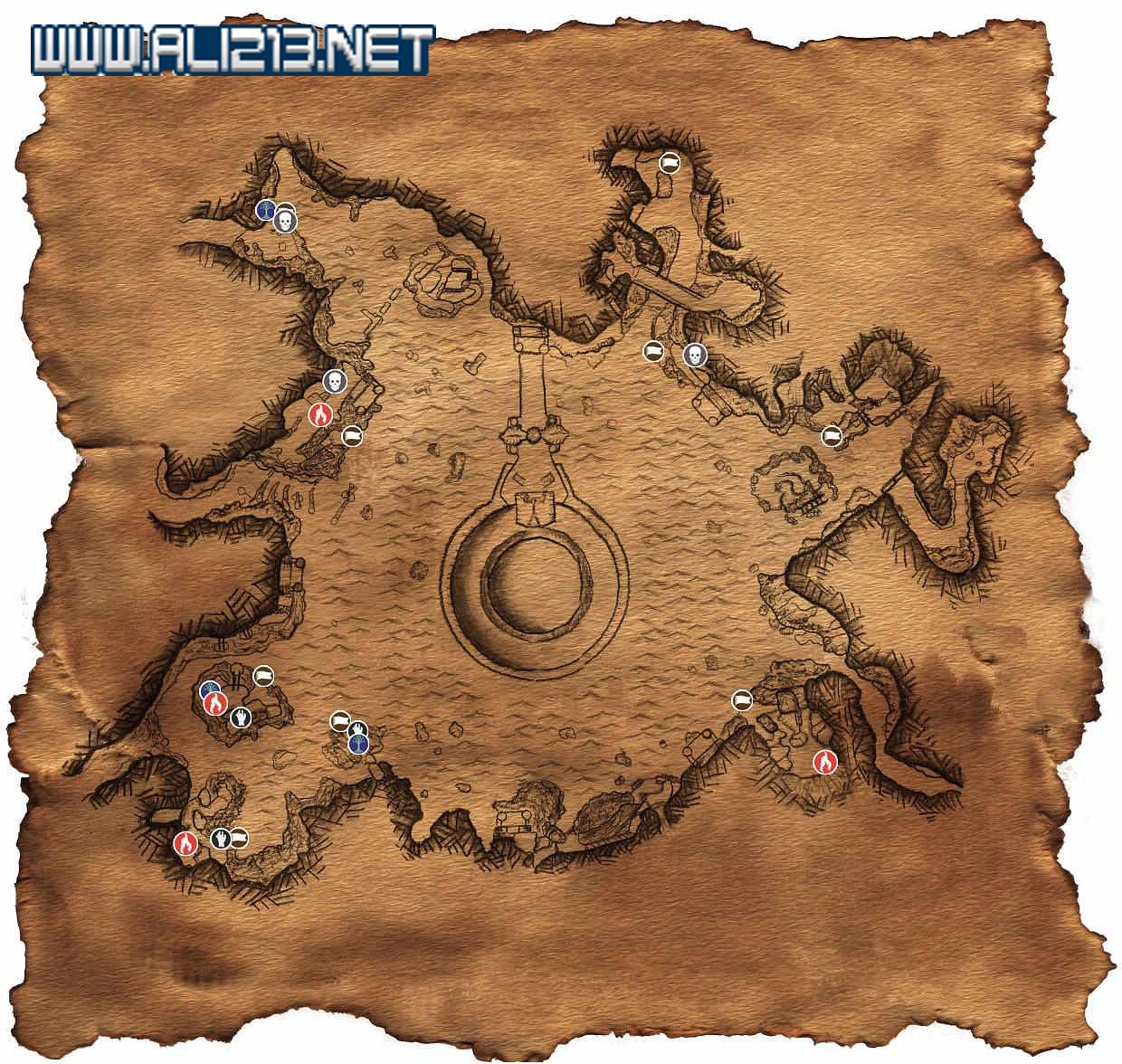 《戰神4》地圖大全 全地圖收集要素圖示詳解 《戰神4》地圖大全 全地圖收集要素圖示詳解