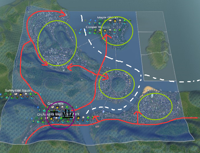 《大都會:天際》交通規劃圖文教學 《大都會:天際》交通規劃圖文教學