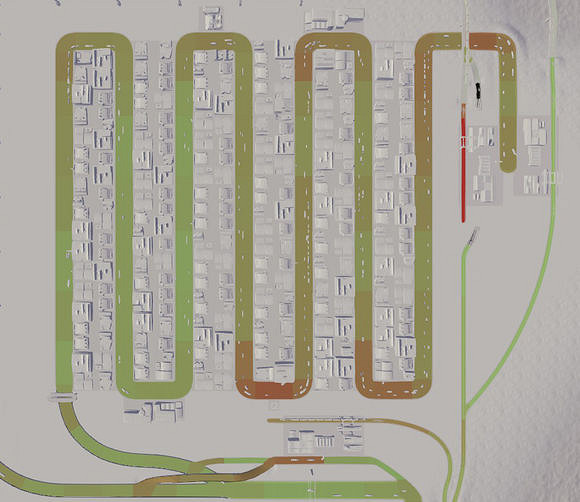 《大都會:天際》工業區無擁堵最好設計圖文指南 《大都會:天際》工業區無擁堵最好設計圖文指南