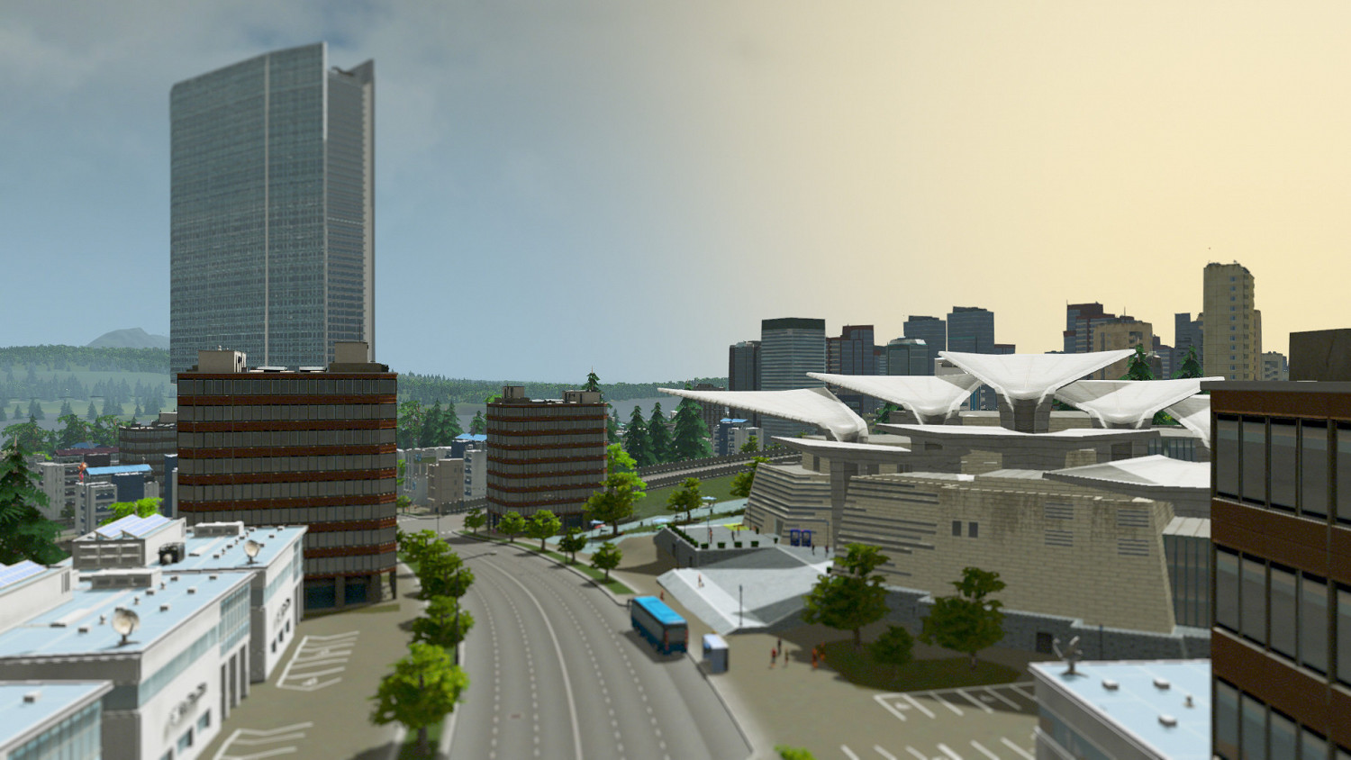 《大都會：天際》環形城市建造圖及完美圓形道路畫法攻略