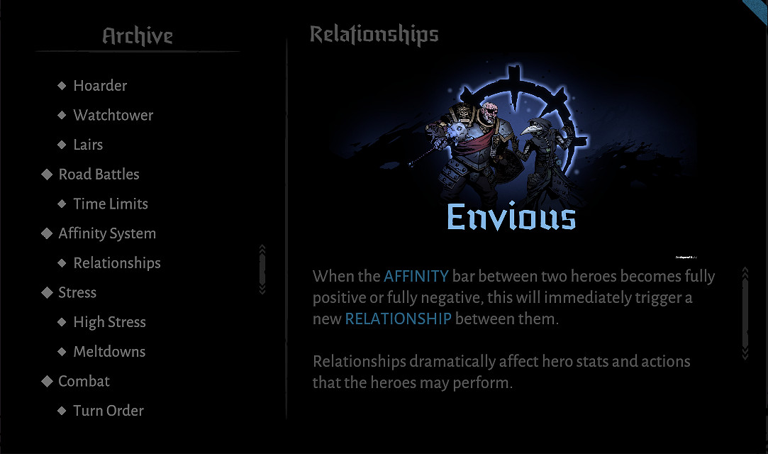 《暗黑地牢2》好感機制簡單介紹 好感度有什麽用? 《暗黑地牢2》好感機制簡單介紹 好感度有什麽用?