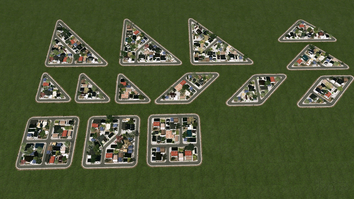 《大都會:天際》利用排列組合及圖形拚接快速建城圖文教學 《大都會:天際》利用排列組合及圖形拚接快速建城圖文教學