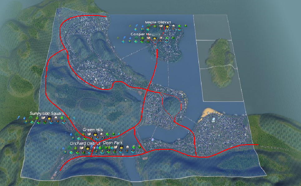 《大都會:天際》交通規劃圖文教學 《大都會:天際》交通規劃圖文教學