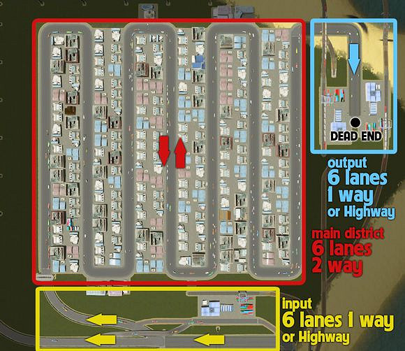 《大都會:天際》工業區無擁堵最好設計圖文指南 《大都會:天際》工業區無擁堵最好設計圖文指南