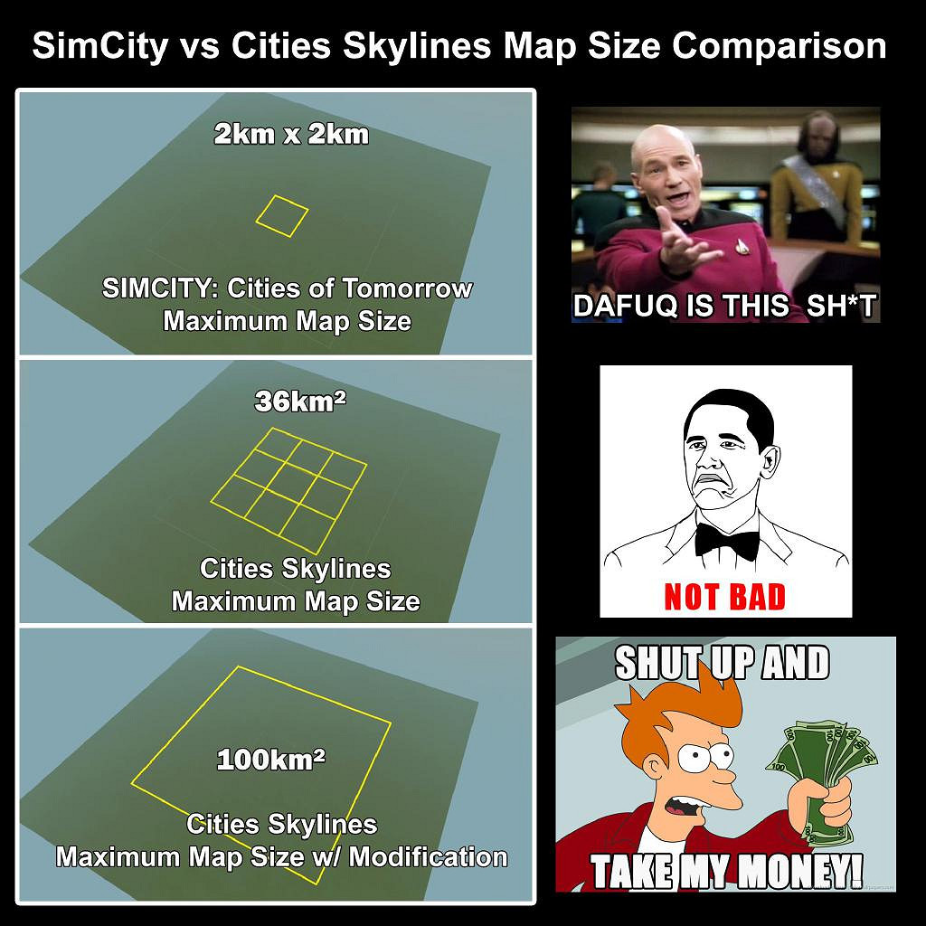 《大都會:天際》與模擬城市地圖總大小對比攻略 《大都會:天際》與模擬城市地圖總大小對比攻略