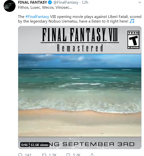 金玉其外？《太空戰士8：重製版》相當恢宏開場動畫公開