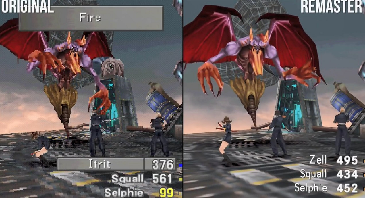 《太空戰士8》重製版與原版對比 數毛社:等了20年就這? 《太空戰士8》重製版與原版對比 數毛社:等了20年就這?