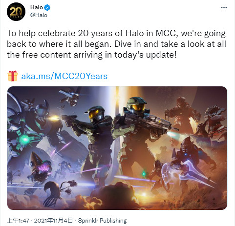 慶祝20周年 《最後一戰:士官長合集》推出免費福利 慶祝20周年 《最後一戰:士官長合集》推出免費福利