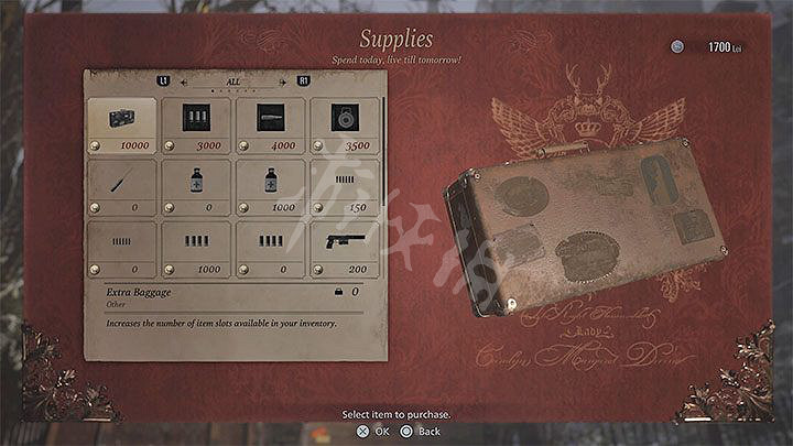 《惡靈古堡8》背包怎麽擴充 手提箱擴充方法介紹