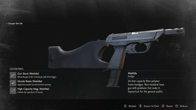 《惡靈古堡2重製版》各武器配件獲取位置一覽 各武器配件效果一覽