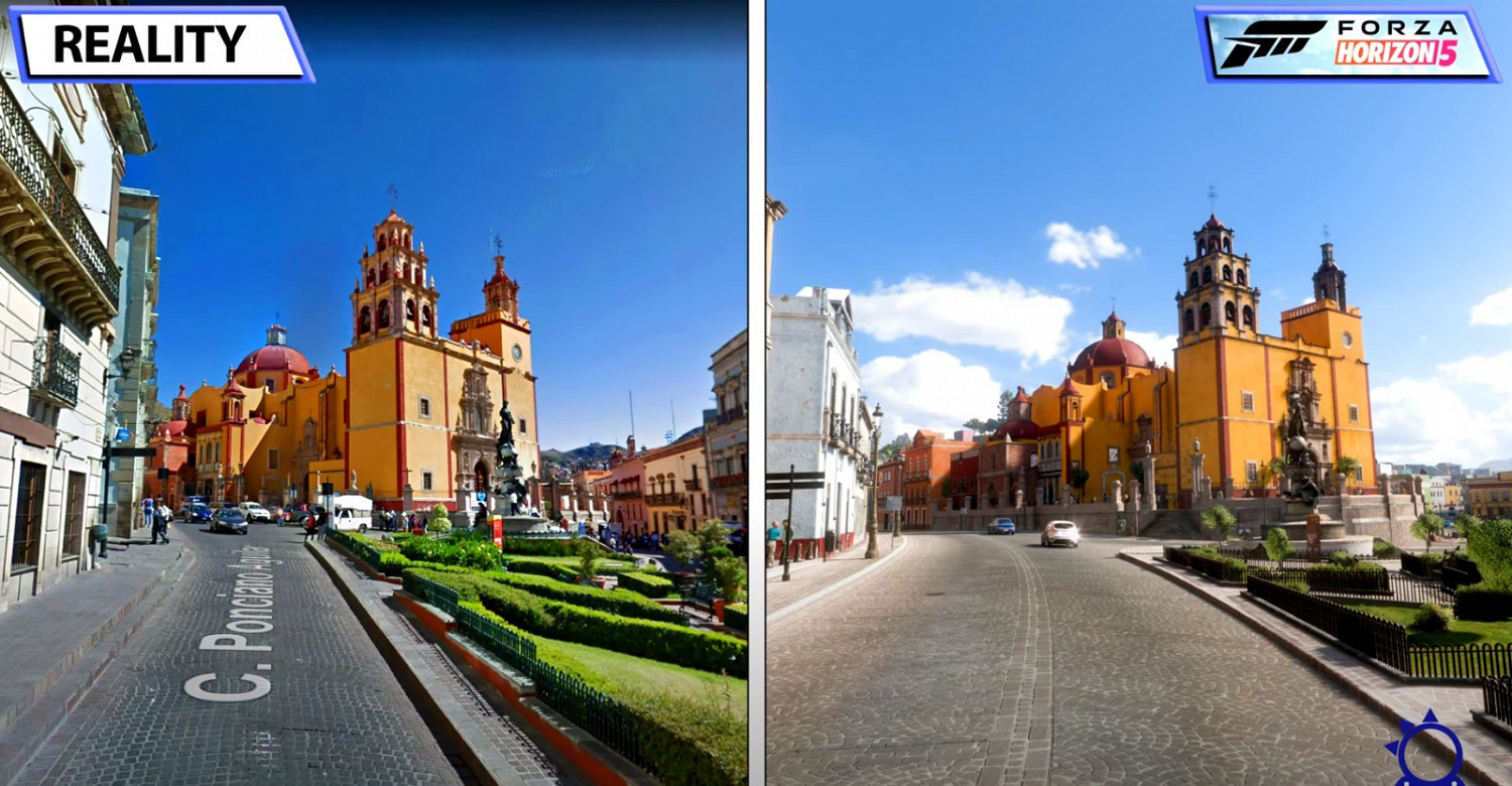 《極限競速:地平線5》對比影片:遊戲vs現實 《極限競速:地平線5》對比影片:遊戲vs現實