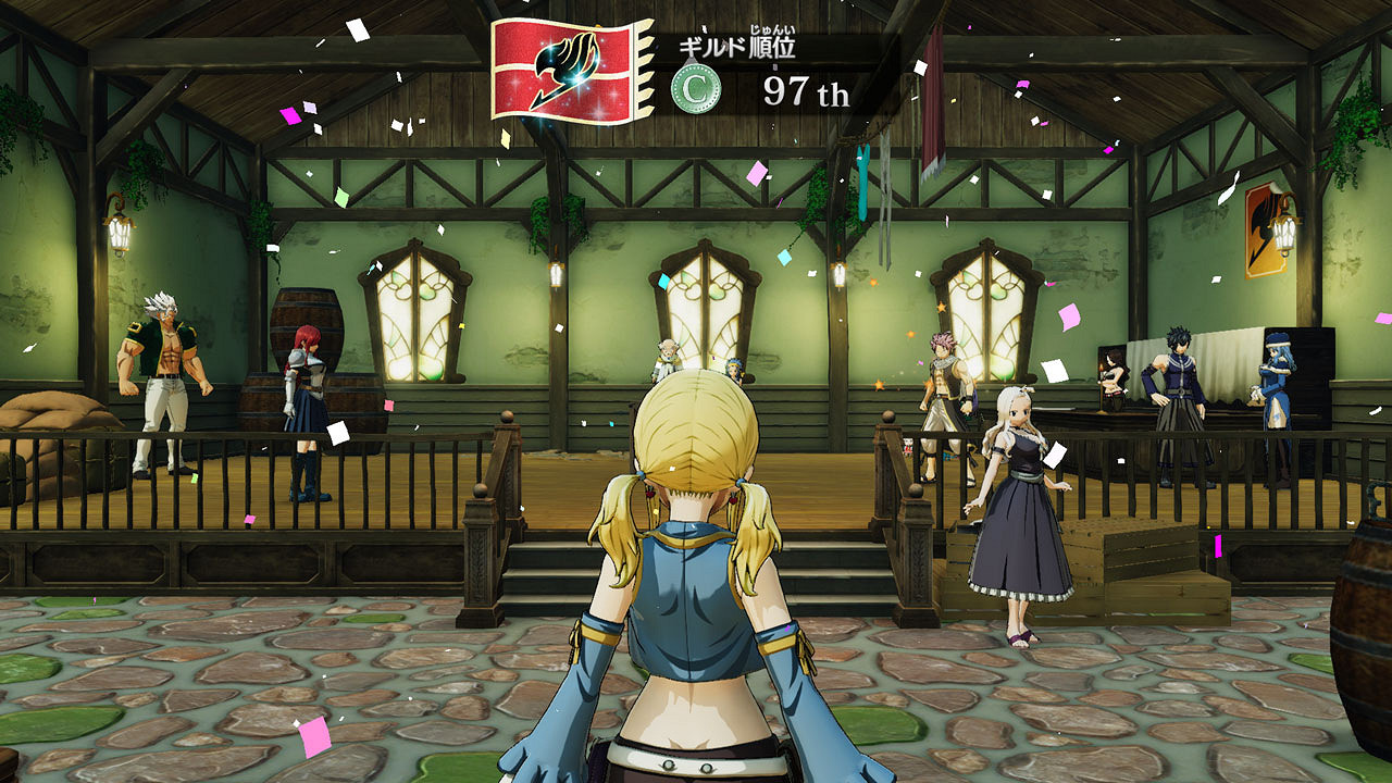 《妖精的尾巴》公會內部實機展示 還可發起決鬥申請 《妖精的尾巴》公會內部實機展示 還可發起決鬥申請