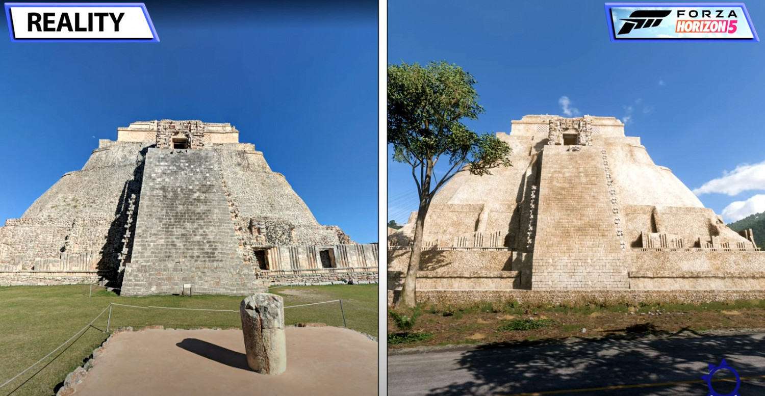 《極限競速:地平線5》對比影片:遊戲vs現實 《極限競速:地平線5》對比影片:遊戲vs現實