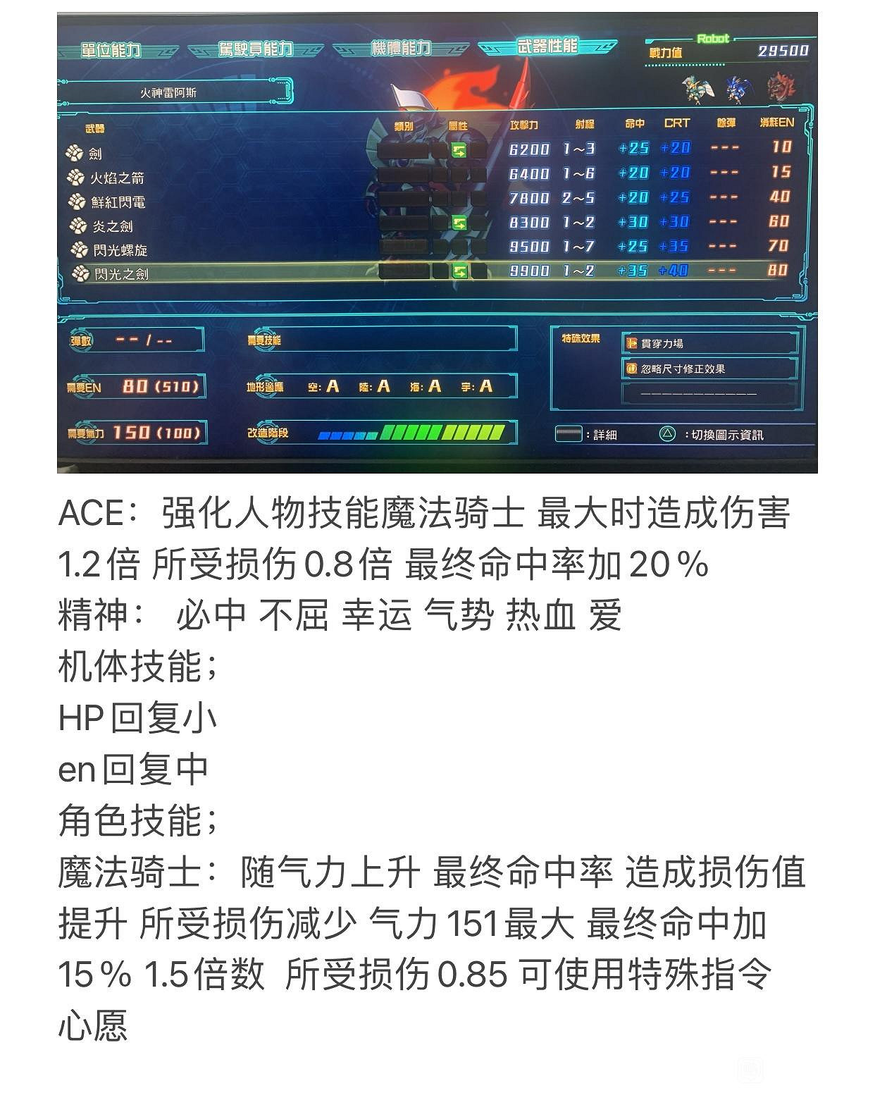 《超級機器人大戰30》機體強度如何？全機體圖鑒及屬性介紹