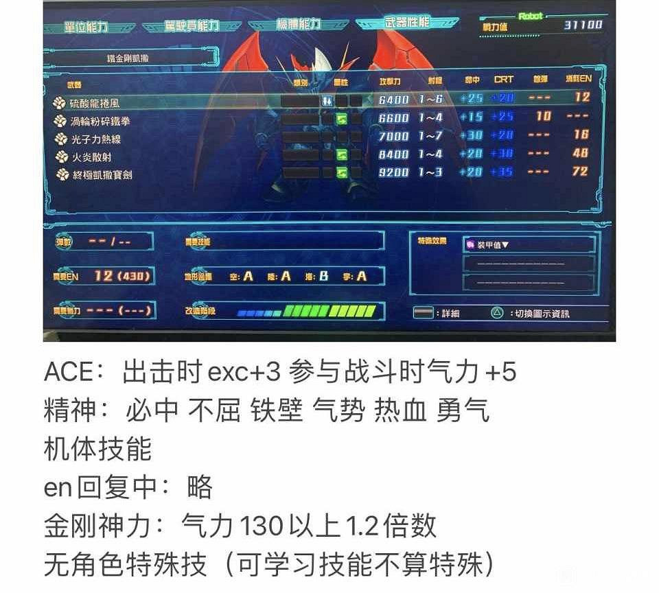 《超級機器人大戰30》機體強度如何？全機體圖鑒及屬性介紹