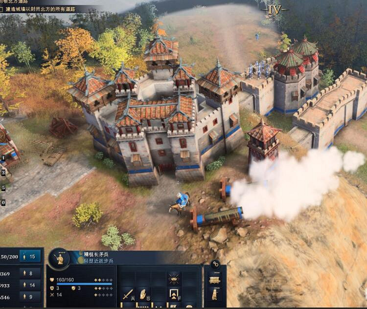 《世紀帝國4》蒙古戰役鹿門山關卡打法蒙古鹿門山怎麽通關？