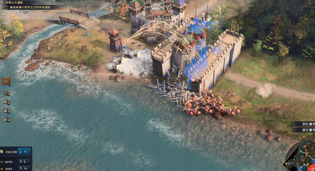 《世紀帝國4》蒙古戰役鹿門山關卡打法蒙古鹿門山怎麽通關？