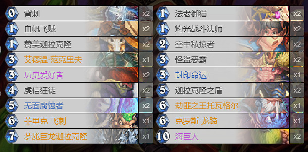 《爐石戰記手遊》JK賊卡組推薦 鋪場流迦拉克隆賊構築分享