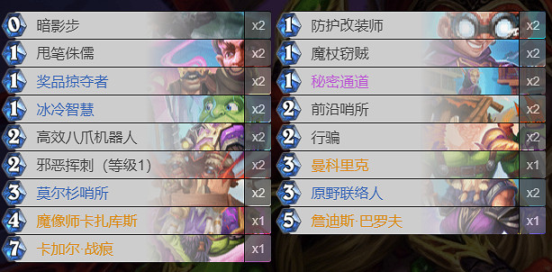 《爐石戰記》貧瘠之地的錘煉卡組推薦 貧瘠之地常見卡組