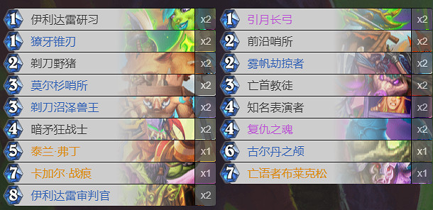 《爐石戰記》貧瘠之地惡魔獵手卡組推薦 亡語瞎吸血瞎卡組構築