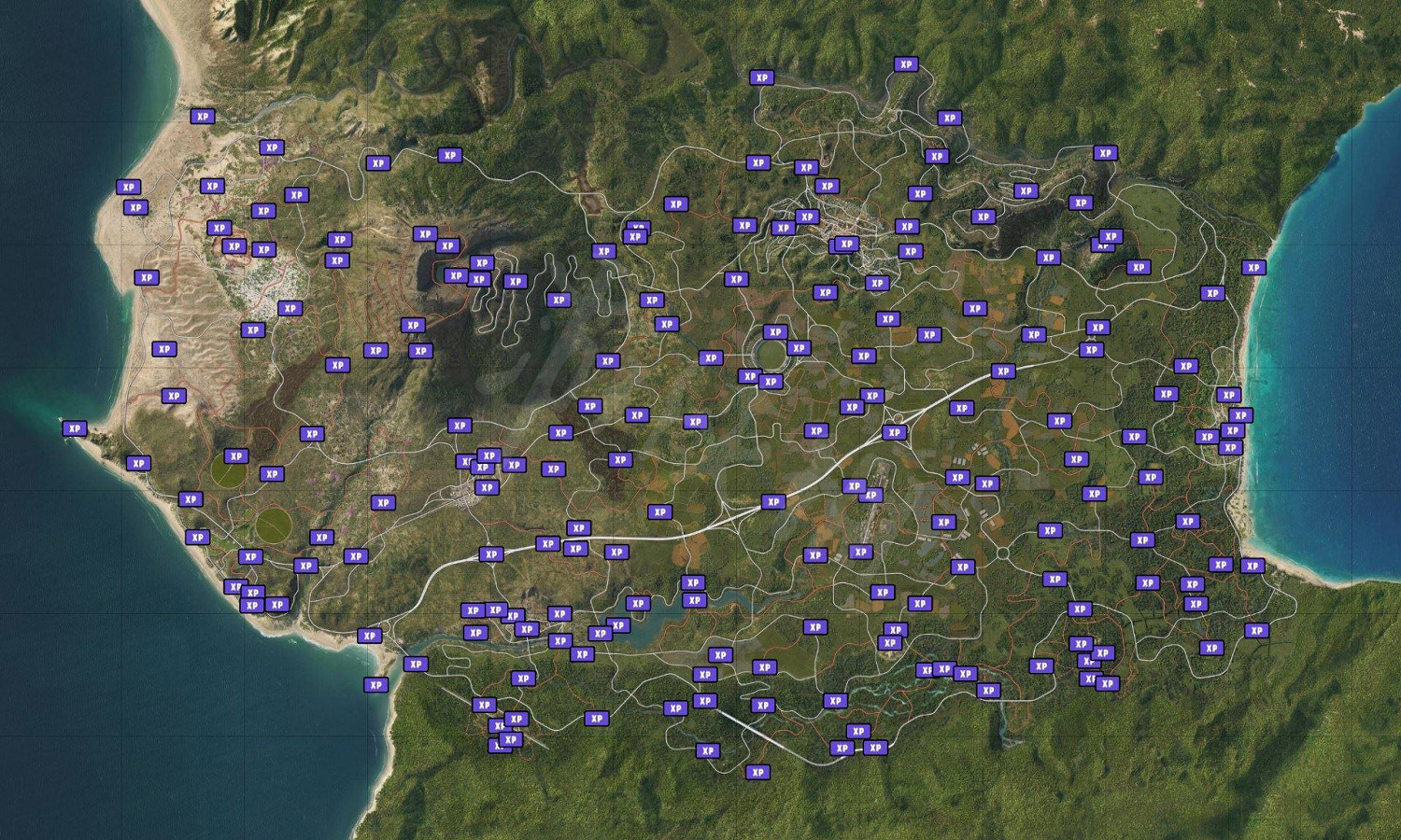 《極限競速地平線5》全收集點地圖位置匯總 藏寶圖及賽事點位大全 《極限競速地平線5》全收集點地圖位置匯總 藏寶圖及賽事點位大全