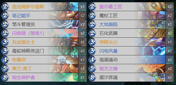 《爐石戰記》貧瘠之地的錘煉卡組推薦 貧瘠之地常見卡組