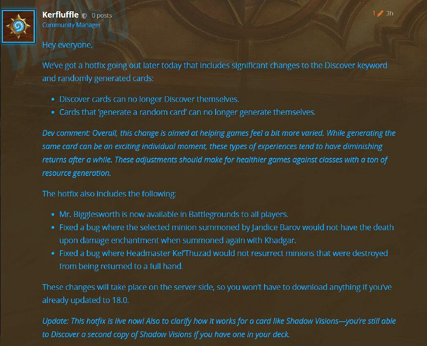 《爐石戰記》套娃機制改動攻略 18.0.1熱更新檔上線攻略 《爐石戰記》套娃機制改動攻略 18.0.1熱更新檔上線攻略