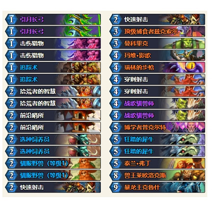 《爐石戰記》貧瘠之地獸王獵卡組推薦 貧瘠之地獸王獵卡組怎麽玩