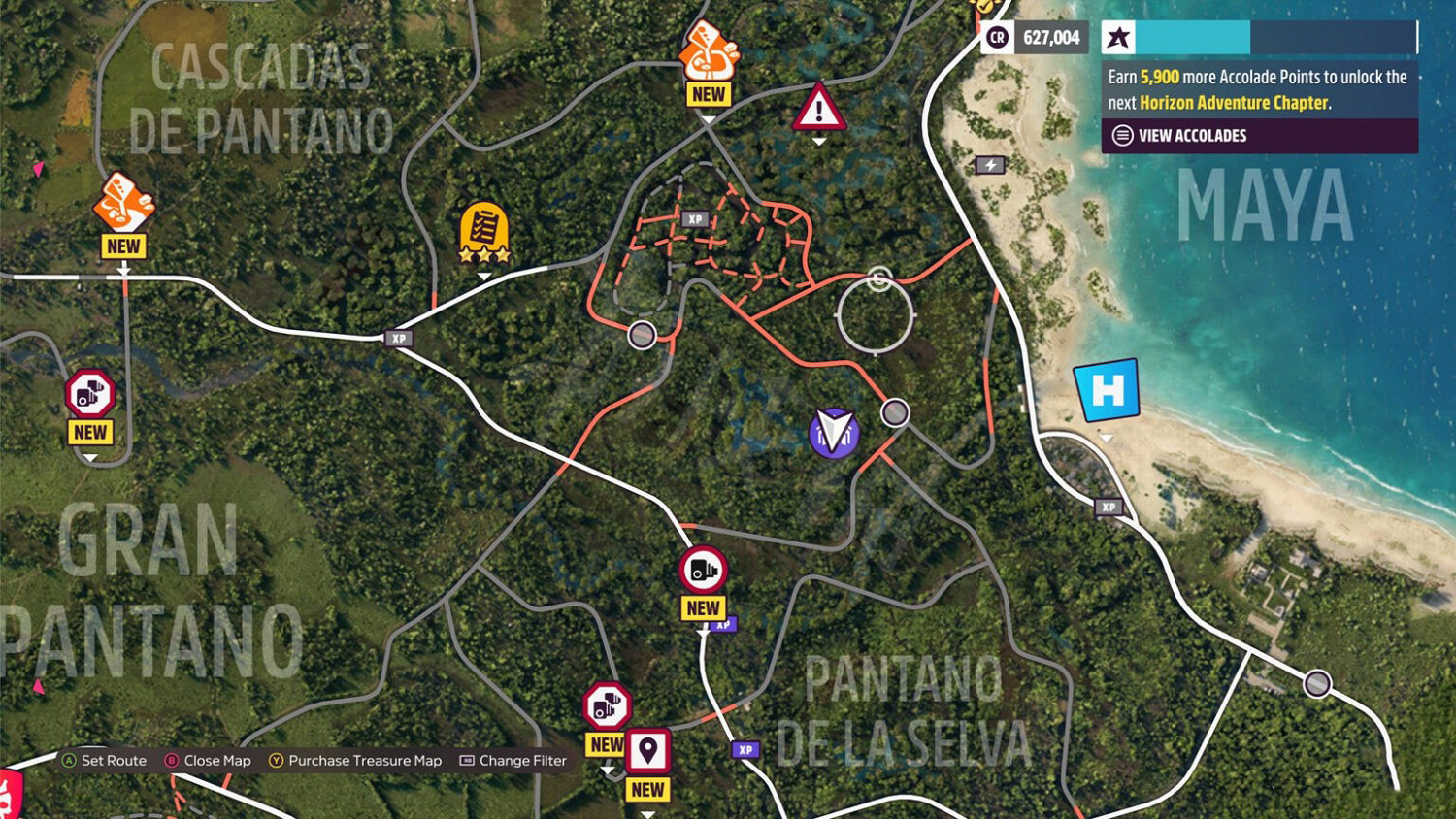 《極限競速地平線5》車房寶物地圖坐標匯總 全車房寶物收集指南