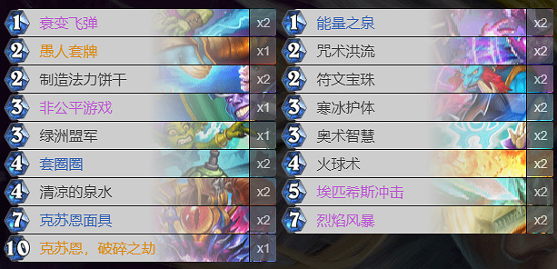 《爐石戰記》愚人法卡組匯總 貧瘠之地愚人法術法攻略