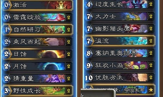 《爐石戰記》跳費德卡組推薦 暗月馬戲團跳費德魯伊怎麽組