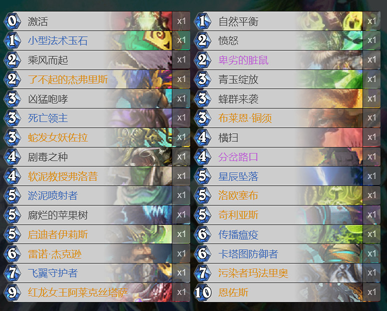 《爐石戰記手遊》宇宙德卡組推薦 狂野模式宇宙德卡組構築