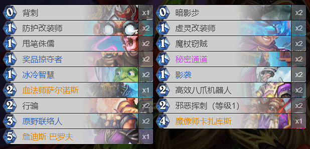 《爐石戰記》貧瘠之地哨所賊卡組推薦 貧瘠之地哨所賊怎麽玩