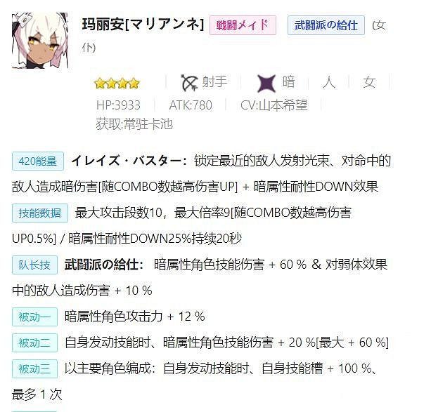 《彈射世界》暗屬性低星角色推薦 低星暗屬性角色有哪些好用