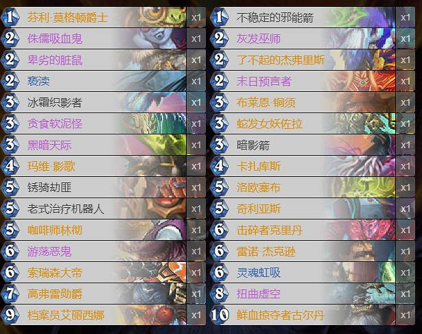 《爐石戰記手遊》功能性宇宙術卡組推薦 狂野功能性宇宙術卡組構築