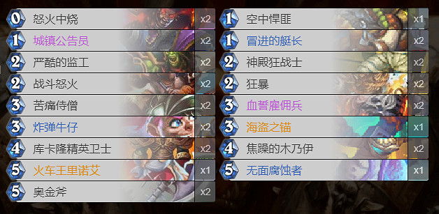 《爐石戰記手遊》打臉戰卡組推薦 2020快攻打臉戰卡組構築分享