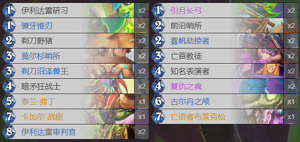 《爐石戰記》貧瘠之地的錘煉卡組推薦 貧瘠之地常見卡組