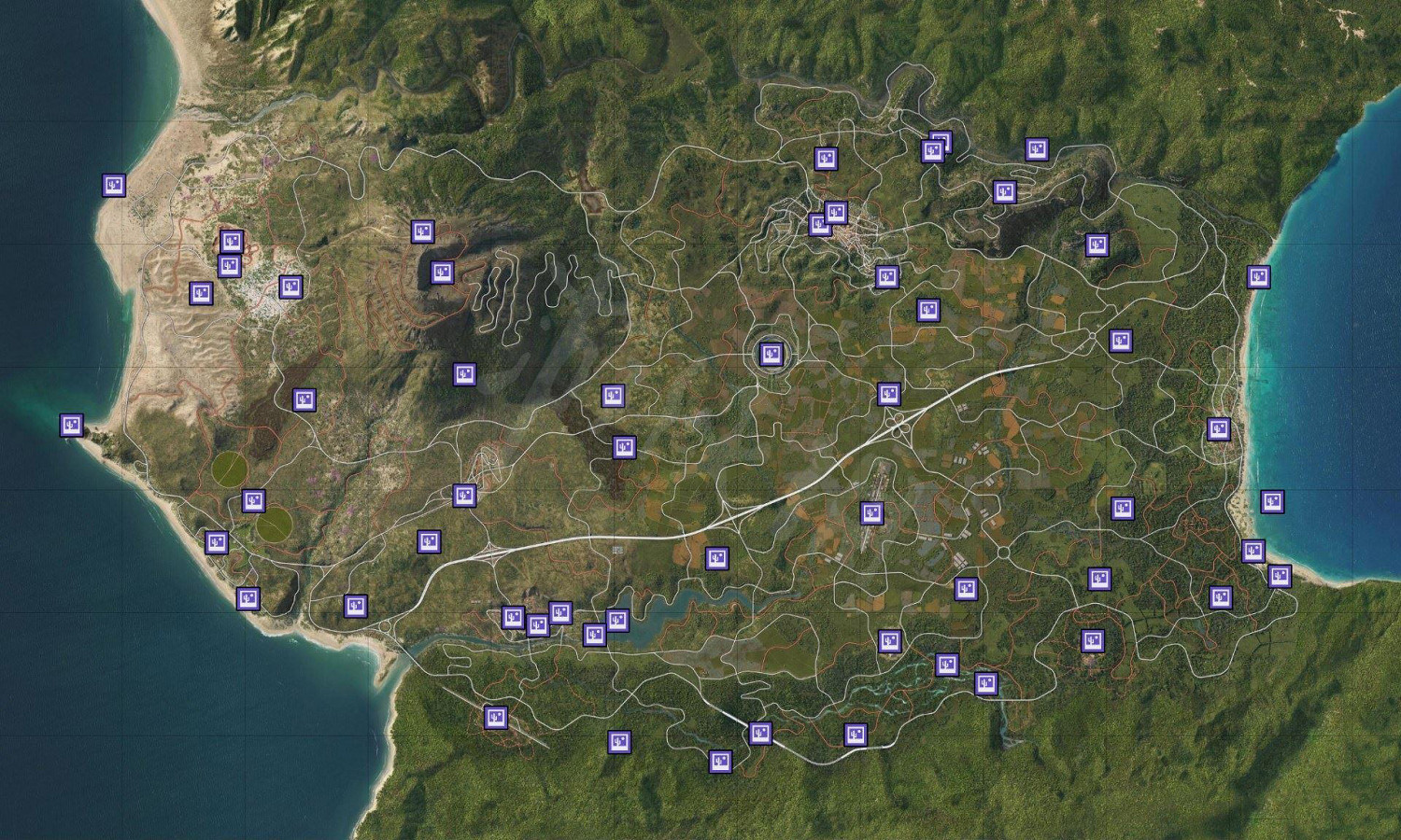 《極限競速地平線5》全收集點地圖位置匯總 藏寶圖及賽事點位大全 《極限競速地平線5》全收集點地圖位置匯總 藏寶圖及賽事點位大全