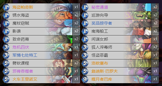 《爐石戰記》暗月馬戲團奇數賊卡組攻略 暗月馬戲團奇數賊怎麽組