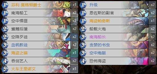 《爐石戰記》暗月馬戲團海盜戰卡組攻略 暗月馬戲團海盜戰怎麽組