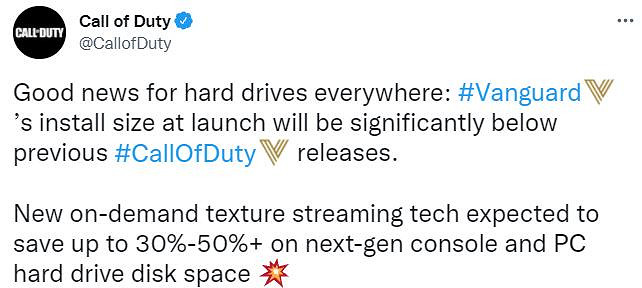 《決勝時刻:先鋒》使用新技術削減檔案大小 節省硬碟空間 《決勝時刻:先鋒》使用新技術削減檔案大小 節省硬碟空間